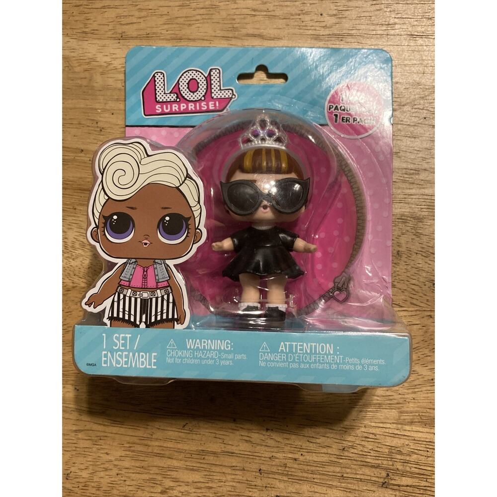 LOL L.O.L Surprise Doll Baby 2022 Audrey Hepburn Black Dress Glasses Mini Figure